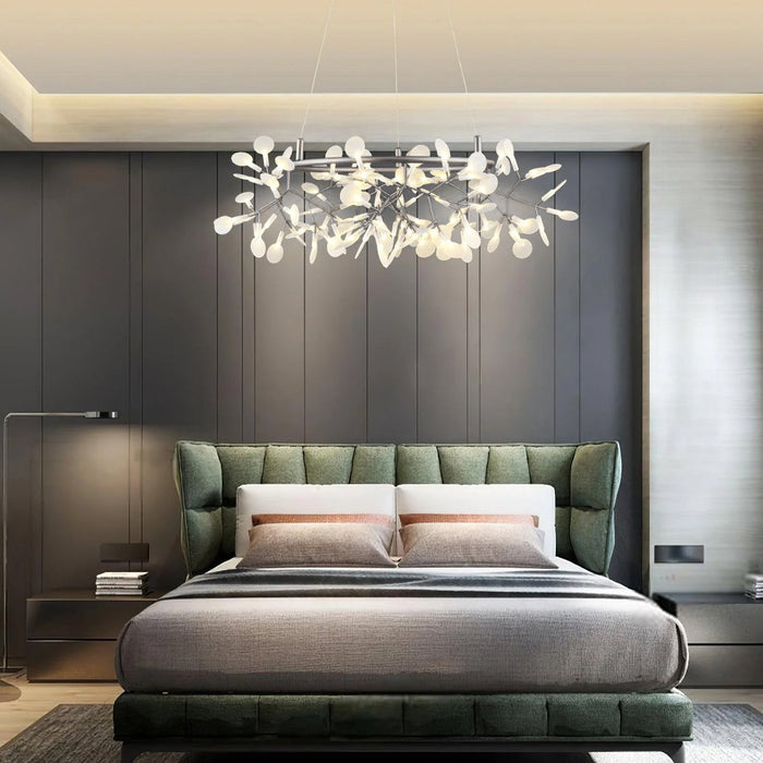 Black Big O Firefly LED Chandelier - Simprolos