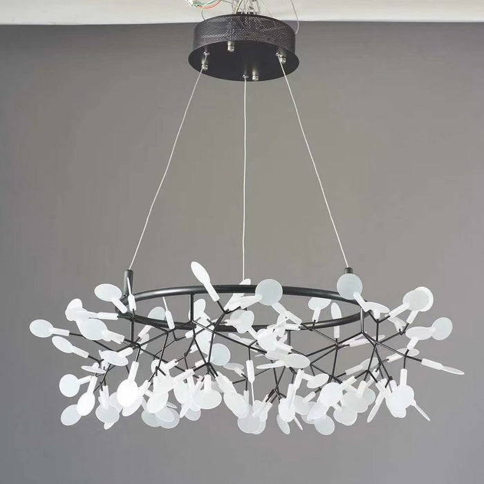 Black Big O Firefly LED Chandelier - Simprolos