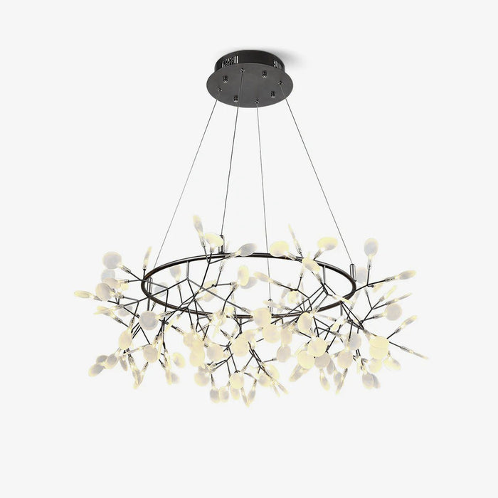 Black Big O Firefly LED Chandelier - Simprolos