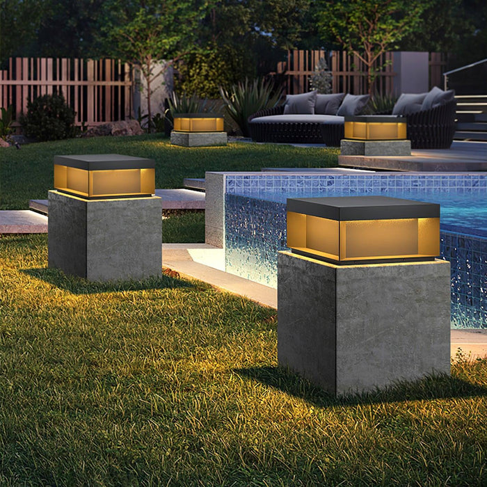 Black Box Outdoor Post Light - Simprolos