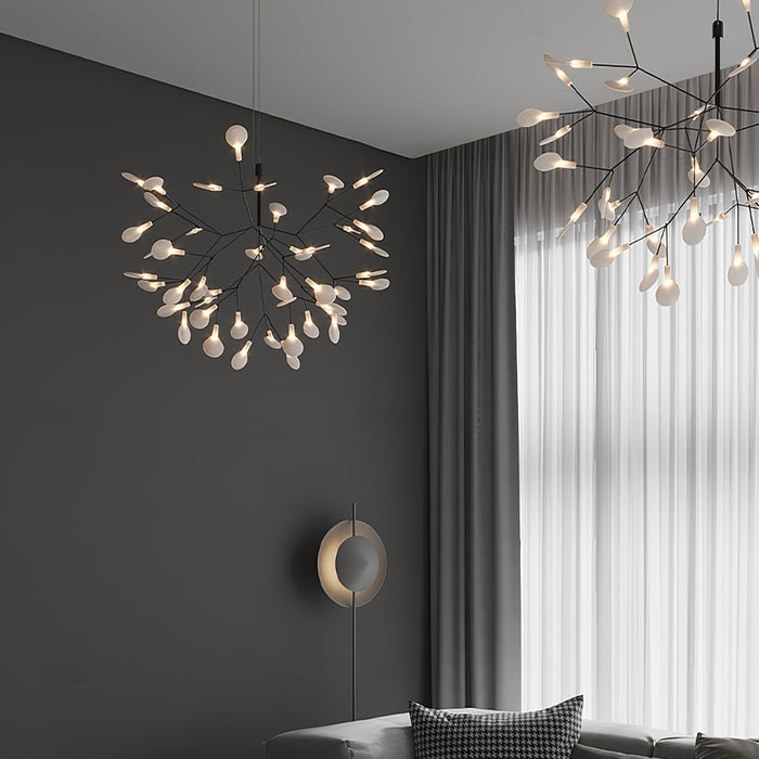 Black Firefly LED Chandelier - Simprolos