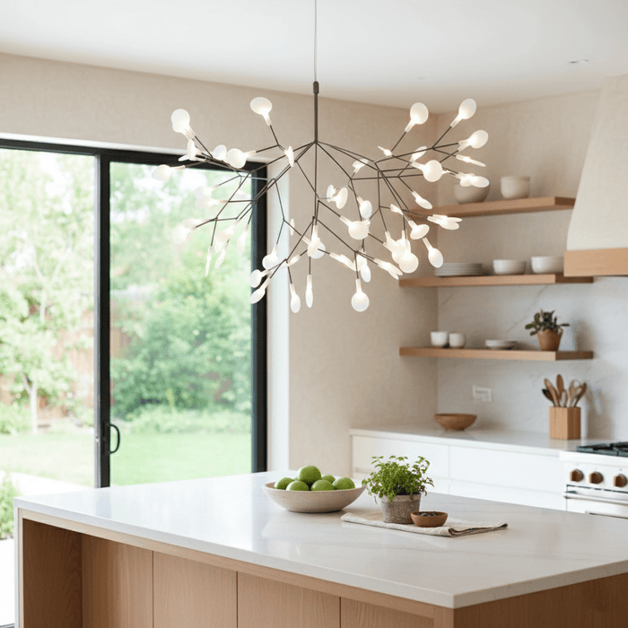 Black Firefly LED Chandelier - Simprolos
