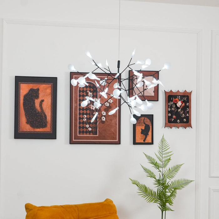 Black Firefly LED Chandelier - Simprolos