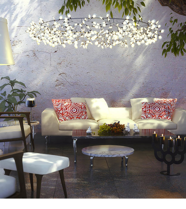 Black Firefly LED Chandelier - Simprolos