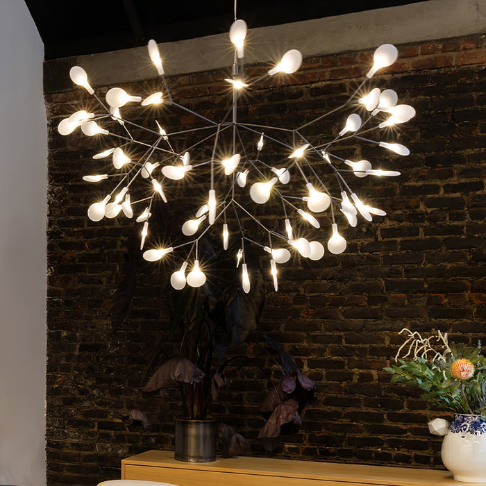 Black Firefly LED Chandelier - Simprolos