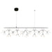 Black Firefly LED Chandelier - Simprolos