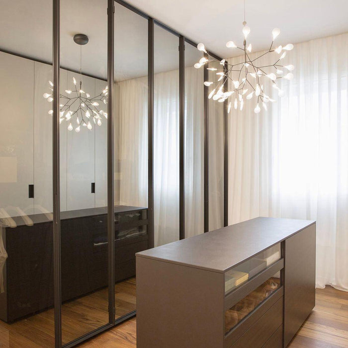 Black Firefly LED Chandelier - Simprolos