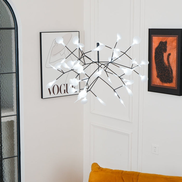 Black Firefly LED Chandelier - Simprolos