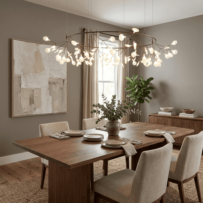 Black Firefly LED Chandelier - Simprolos