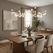 Black Firefly LED Chandelier - Simprolos