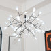 Black Firefly LED Chandelier - Simprolos