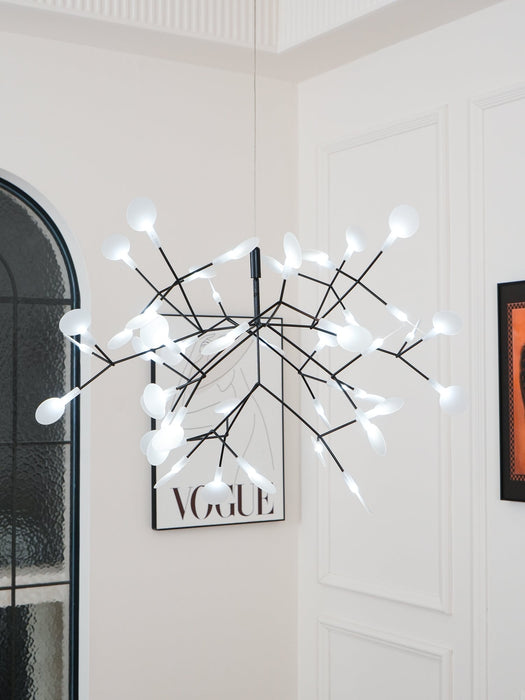 Black Firefly LED Chandelier - Simprolos