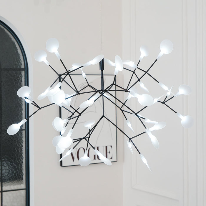 Black Firefly LED Chandelier - Simprolos