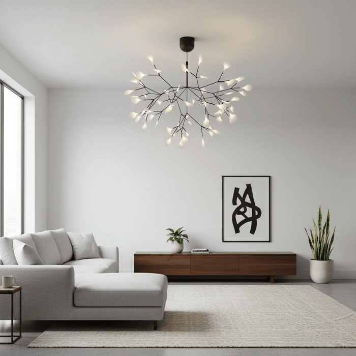 Black Firefly LED Chandelier - Simprolos