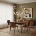 Black Firefly LED Chandelier - Simprolos