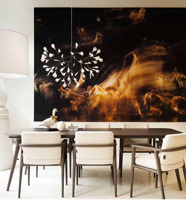 Black Firefly LED Chandelier - Simprolos