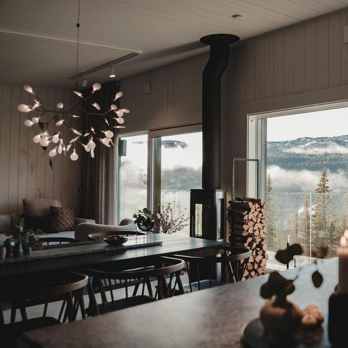 Black Firefly LED Chandelier - Simprolos