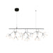Black Firefly LED Chandelier - Simprolos