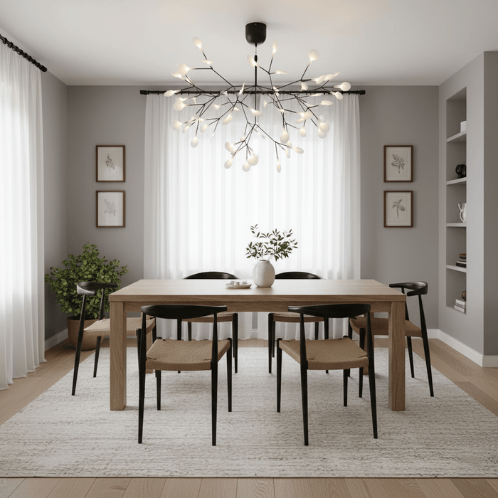 Black Firefly LED Chandelier Simprolos