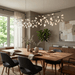 Black Firefly LED Chandelier - Simprolos