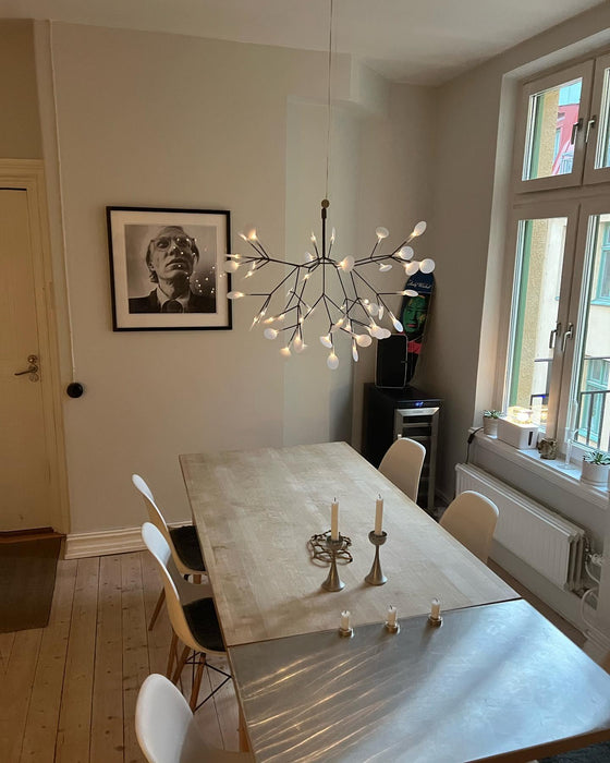 Black Firefly LED Chandelier - Simprolos