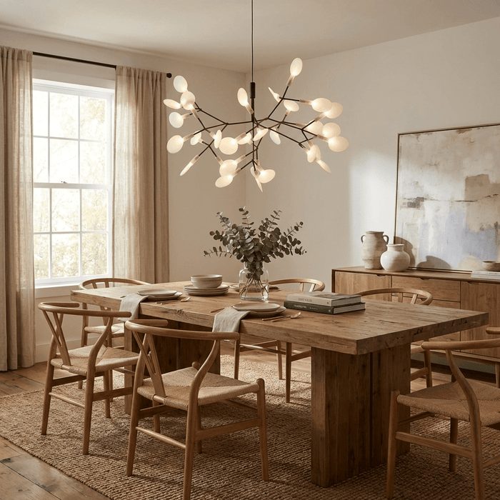Black Firefly LED Chandelier - Simprolos