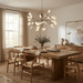 Black Firefly LED Chandelier - Simprolos