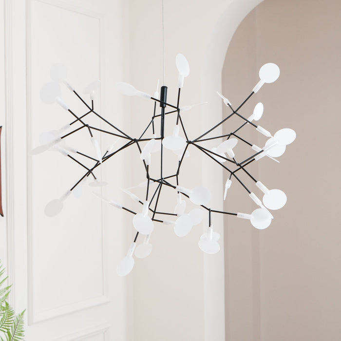 Black Firefly LED Chandelier - Simprolos