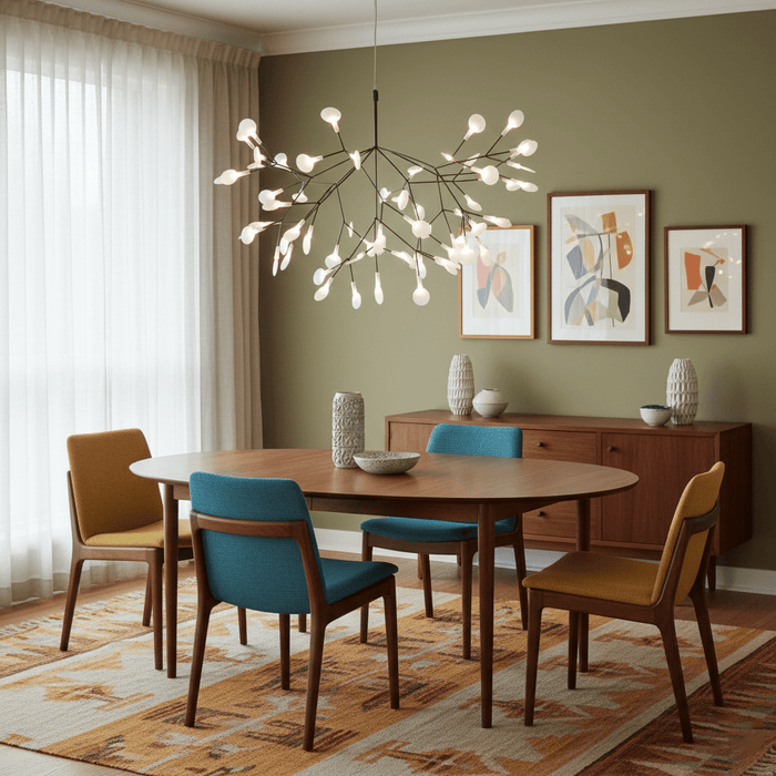 Black Firefly LED Chandelier - Simprolos