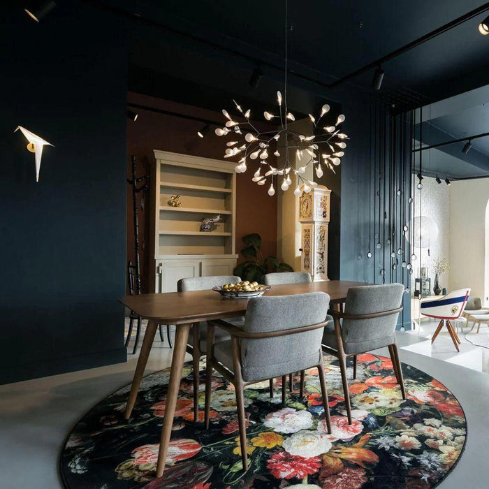 Black Firefly LED Chandelier - Simprolos