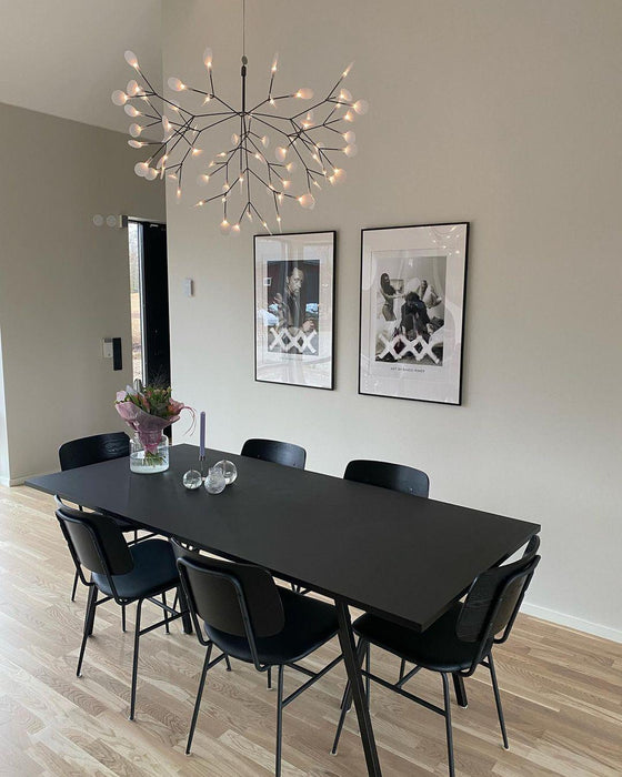 Black Firefly LED Chandelier - Simprolos