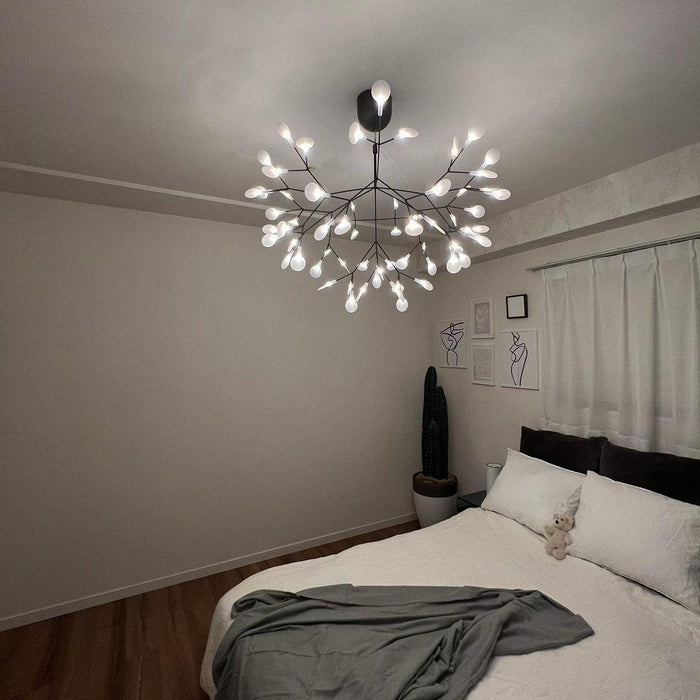 Black Firefly LED Chandelier - Simprolos