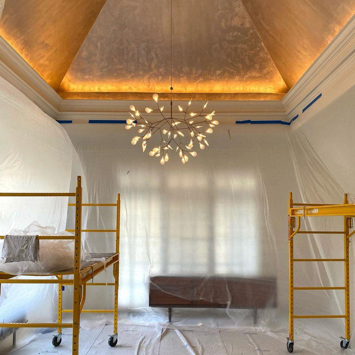 Black Firefly LED Chandelier - Simprolos