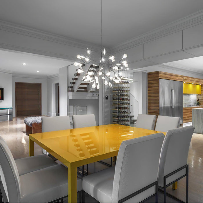 Black Firefly LED Chandelier - Simprolos