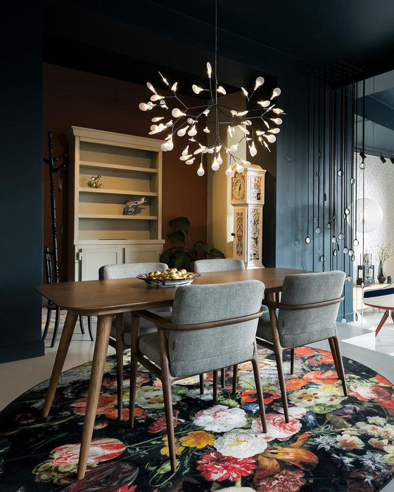 Black Firefly LED Chandelier - Simprolos