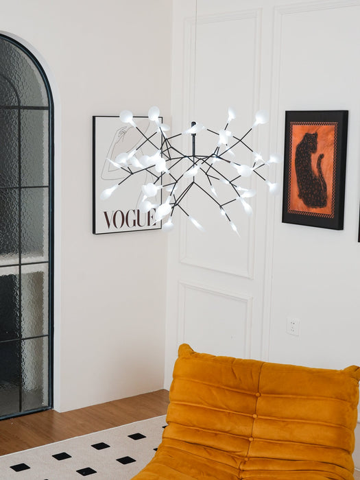 Black Firefly LED Chandelier - Simprolos