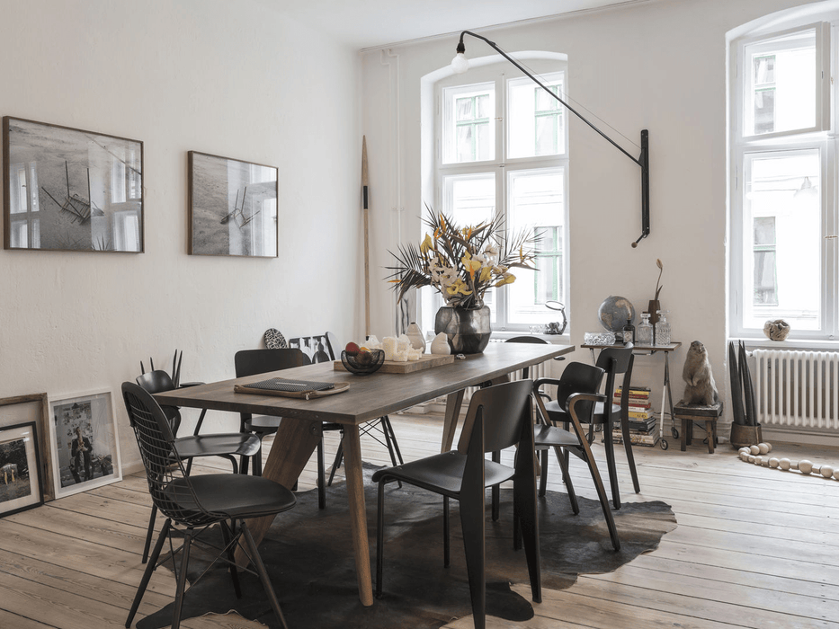 Black Long Arm Wall Lamp - Simprolos