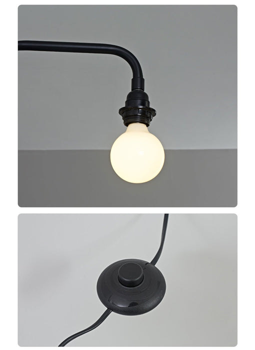 Black Long Arm Wall Lamp - Simprolos