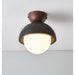 Black Travertine Ceiling Lamp for Unique Illumination - Simprolos