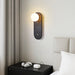 Black Travertine Hearth Sconce - Simprolos