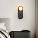 Black Travertine Hearth Sconce - Simprolos