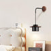 Black Travertine Wall Light for Elegant Spaces - Simprolos