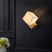 Block Alabaster Wall Sconce - Simprolos