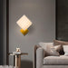 Block Alabaster Wall Sconce - Simprolos