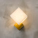 Block Alabaster Wall Sconce - Simprolos