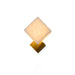 Block Alabaster Wall Sconce - Simprolos
