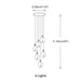 Bloom Staircase Chandelier - Simprolos
