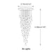 Bloom Staircase Chandelier - Simprolos