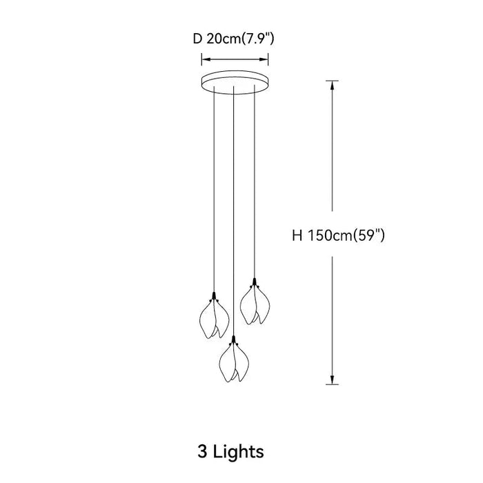 Bloom Staircase Chandelier - Simprolos