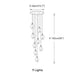 Bloom Staircase Chandelier - Simprolos